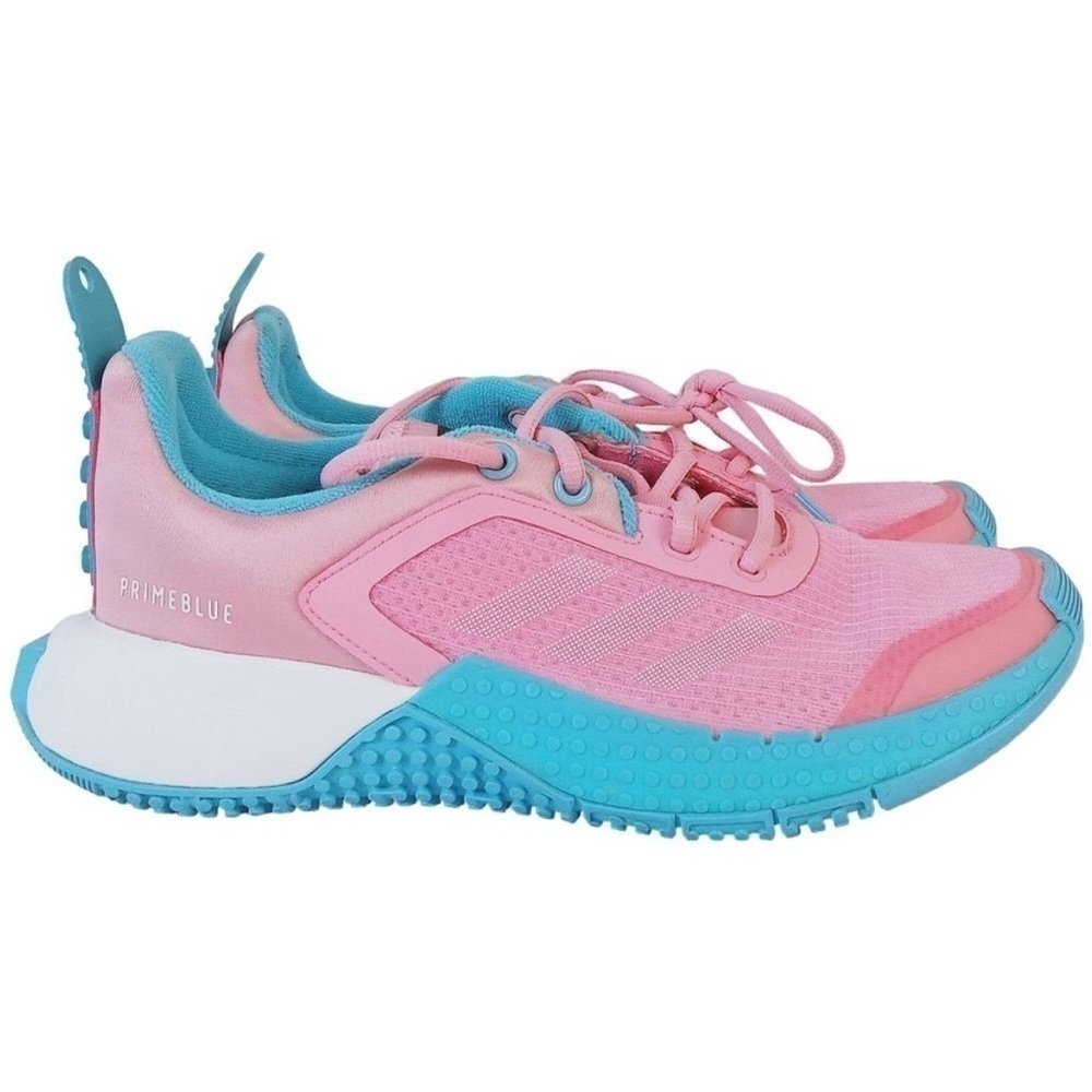 ADIDAS X LEGO® SPORT 7.5 Women's GY2611 Pink, white blue sneakers
